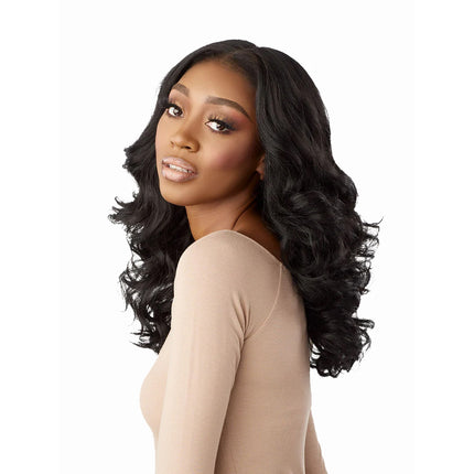 Sensationnel Curls Kinks&co Synthetic Textured Lace Front Wig - 13x6 Kinky Body Wave 18"
