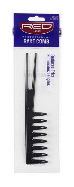 Red Professional Rake Comb