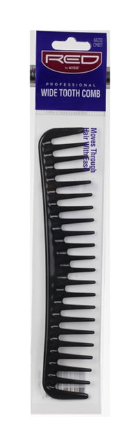 Red Professional Wide Tooth Comb