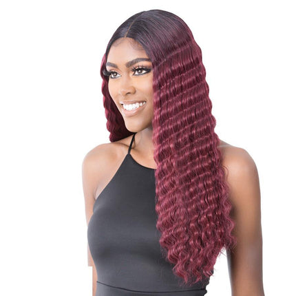 It's A Wig Synthetic Lace Front Wig - Hd Lace Crimped Hair 3