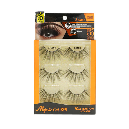 [Ebin] Cattitude 3D Lashes 3Pairs
