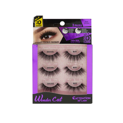 [Ebin] Cattitude 3D Lashes 3Pairs