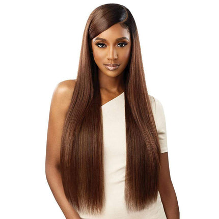 Outre Sleek Lay Part Synthetic Hd Lace Front Wig - Darby