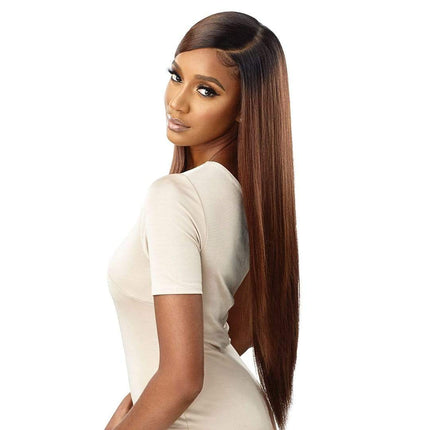 Outre Sleek Lay Part Synthetic Hd Lace Front Wig - Darby
