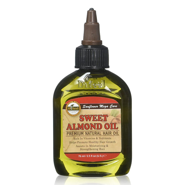 Difeel Sweet Almond Premium Hair Oil 2.5oz