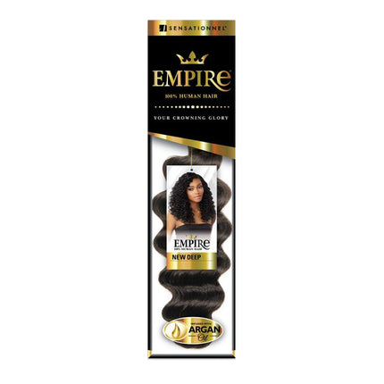 Sensationnel Human Hair Empire Weave Hair - New Deep 10"