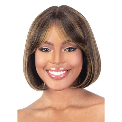 Shake-n-go Organique Synthetic Hd Lace Front Bob Life Wig - Gavina