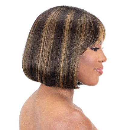 Shake-n-go Organique Synthetic Hd Lace Front Bob Life Wig - Gavina