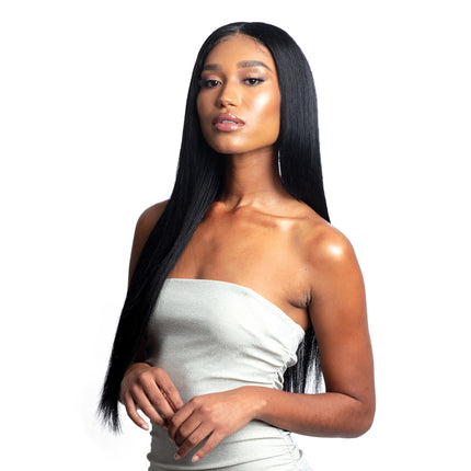 Shake N Go Virgin Remy Hair Lace Closure Glossy 4x4 Straight 12"