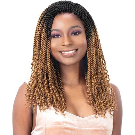 Freetress Synthetic Pre Looped Crochet Braid 3x Gorgeous Twist 12"