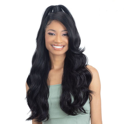 Freetress Equal Half Up 13x5 Hd Illusion Lace Frontal Wig - Hdl-09
