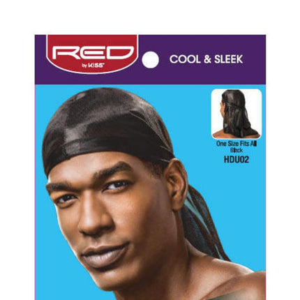 Red Deluxe Durag Black