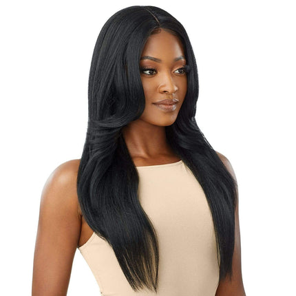 Outre Synthetic Pre-plucked Hd Transparent Lace Front Wig- Kimora