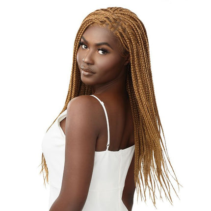 Outre Pre-braided 13x4 Hd Lace Frontal Wig - Knotlesss Square Part Braids 26"