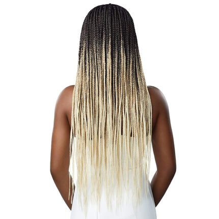 Outre Pre-braided Synthetic Hd Lace Front Wig - Knotless Square Part Braids