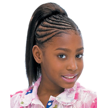 Yaky Straight 10" Freetress Draw String Ponytail For Kids