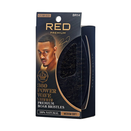 Red Premium 360 Power Wave Boar Brush