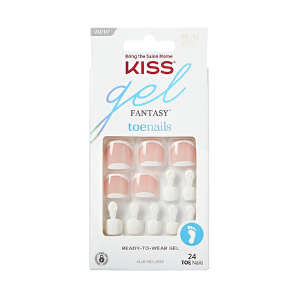 Kiss Gel Fantasy Ready-to-wear 24 Toenails