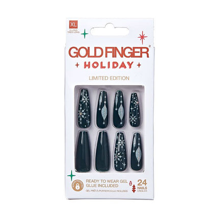 Gold Finger Holiday Limited Edition 24 Nails