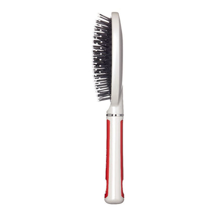 Red Round Cushion Brush Smooth Groom