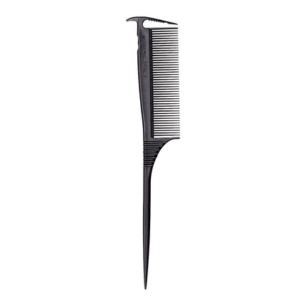 Red Carbon Axe Rat Tail Comb