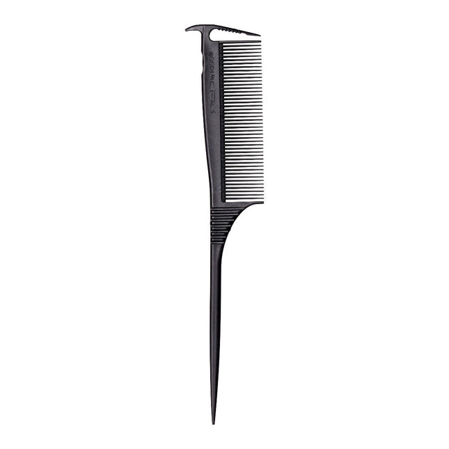 Red Carbon Axe Rat Tail Comb