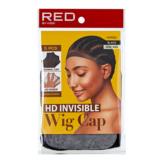 Red By Kiss Stocking Hd Invisible Wig Cap 5pcs