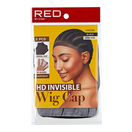 Red By Kiss Stocking Hd Invisible Wig Cap 2pcs