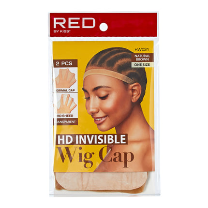 Red By Kiss Stocking Hd Invisible Wig Cap 2pcs