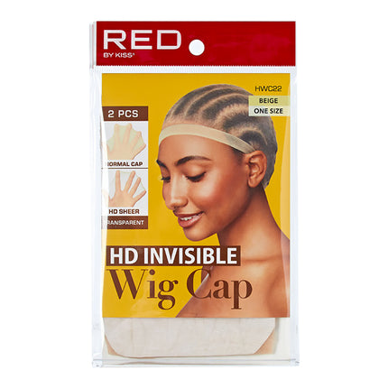 Red By Kiss Stocking Hd Invisible Wig Cap 2pcs