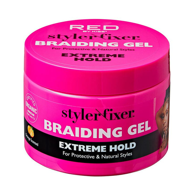 Red By Kiss Styler Fixer Braiding Gel 6oz
