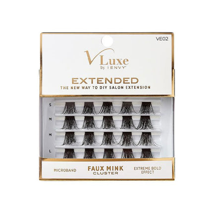i-Envy V-luxe Extended Faux Mink Cluster Lashes