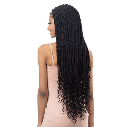 Freetress Equal Synthetic Freedom Part Braided Hd Lace Wig - Knotless Boho Box