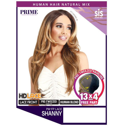 Zury Sis Human Hair Blend 13x4 Hd Lace Front Wig - Pm-fp Lace - Shanny
