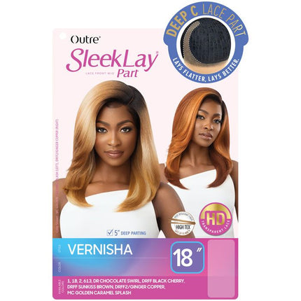 Outre Sleeklay Part Deep-c Hd Lace Front Wig - Vernisha