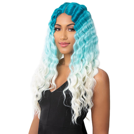 It's A Wig Premium Synthetic Lace Front Wig - Hd Lace Crimped Hair 5