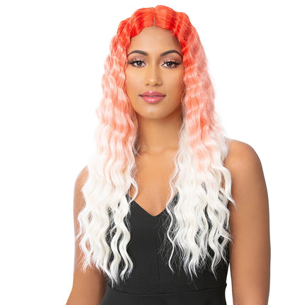 It's A Wig Premium Synthetic Lace Front Wig - Hd Lace Crimped Hair 5