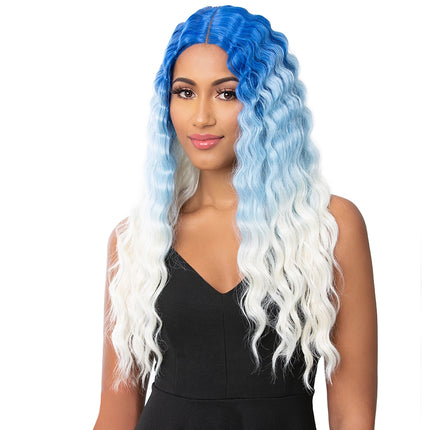 It's A Wig Premium Synthetic Lace Front Wig - Hd Lace Crimped Hair 5