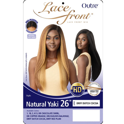 Outre Synthetic Hair Hd Lace Front Wig - Nat Yaki 26"