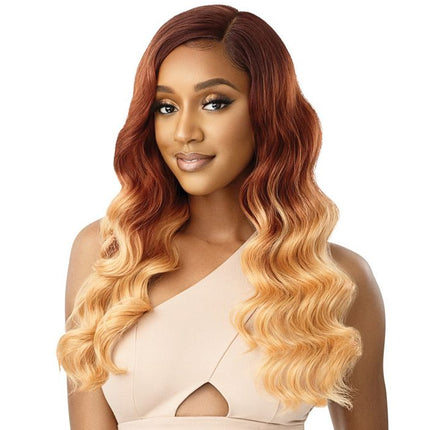 Outre Synthetic Hd Transparent Lace Front Wig - Tenalie