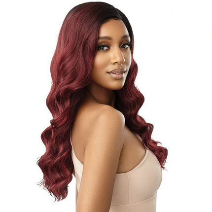 Outre Synthetic Hd Transparent Lace Front Wig - Tenalie