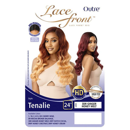 Outre Synthetic Hd Transparent Lace Front Wig - Tenalie