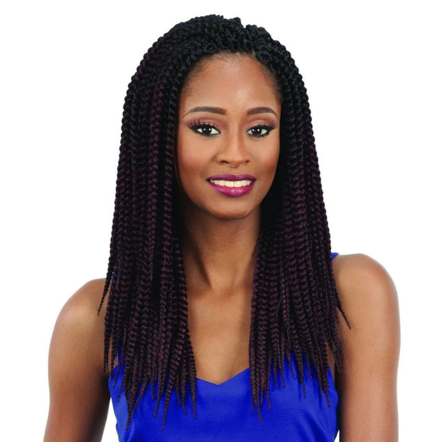 Large Box Braids 14" - Freetress Bulk Crochet Braiding Hair Extension