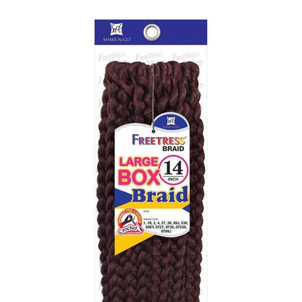 Large Box Braids 14" - Freetress Bulk Crochet Braiding Hair Extension