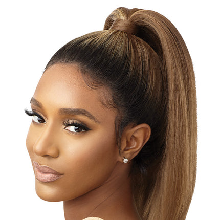 Outre 100% Human Hair Blend 13x6 Hand-tied 360 Lace Frontal Wig - Marisa