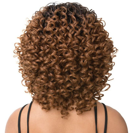 Maxy - It's A Wig! Synthetic Iron Friendly Full Wig Curly Bob