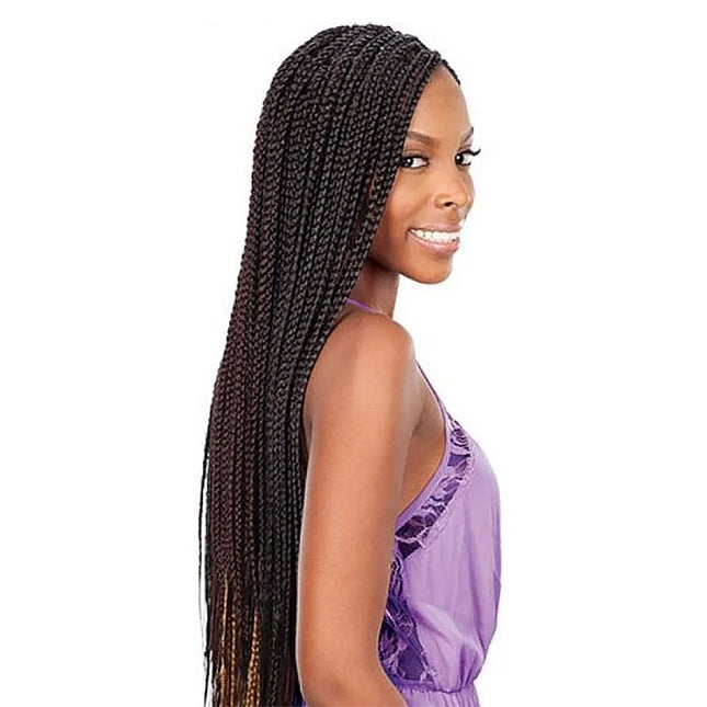 Medium Box Braids - Freetress Bulk Crochet Latch Hook Braiding Hair Extension