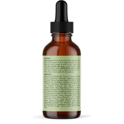 Mielle Rosemary Mint Scalp & Hair Strengthening Oil 2 oz