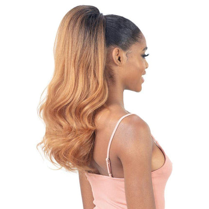 Freetress Equal Natural Me Synthetic Ponytail - Natural Bouncy Curl