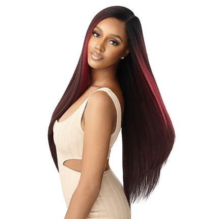 Outre Synthetic Hd Lace Front Wig - Nat Yaki 30"
